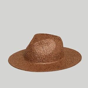 Madewell - Woven Straw Hat in Chocolate Raisin